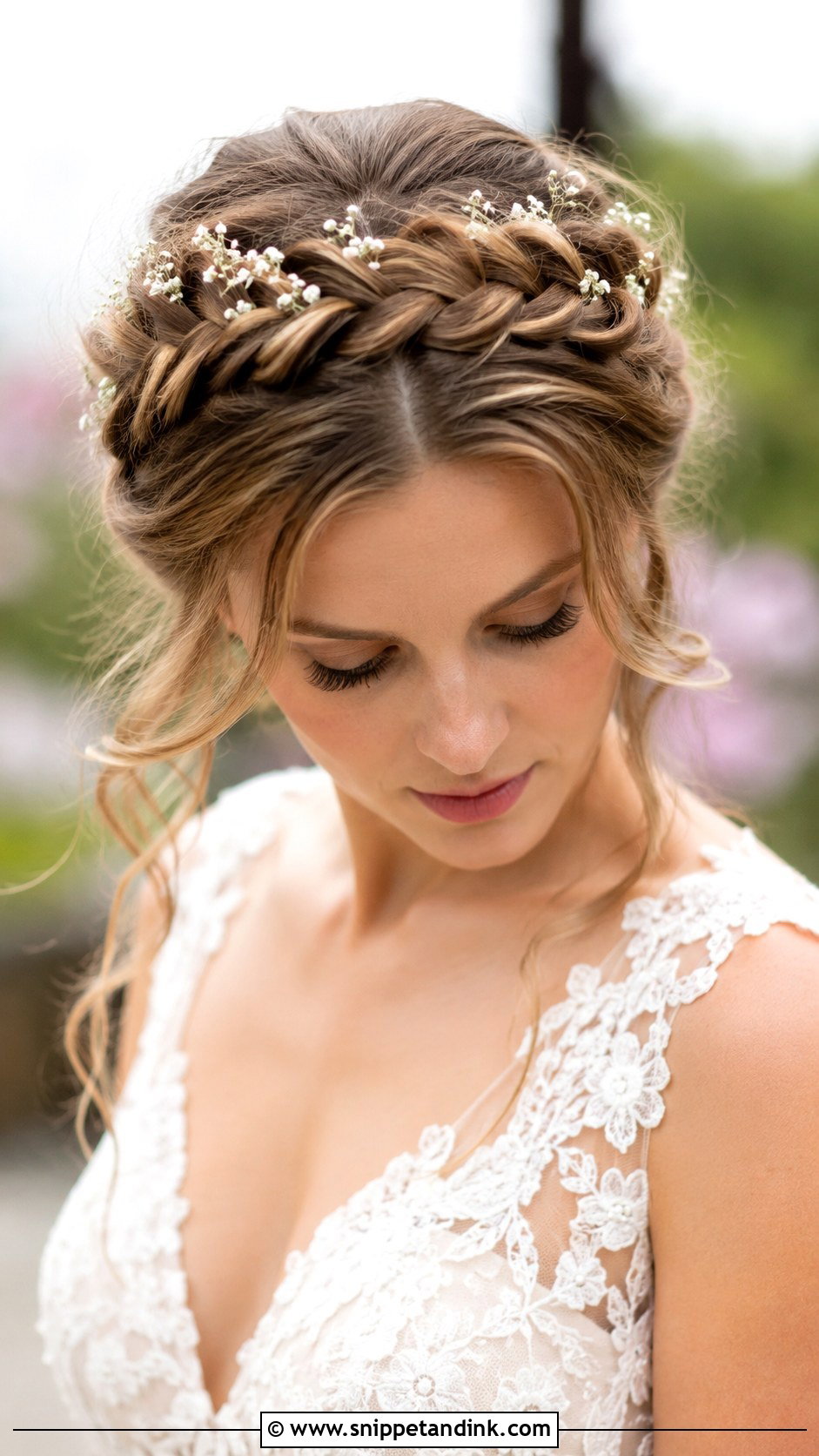 Bridal Crown Braid - Snippet and Ink - 20 Bridal Hair Looks