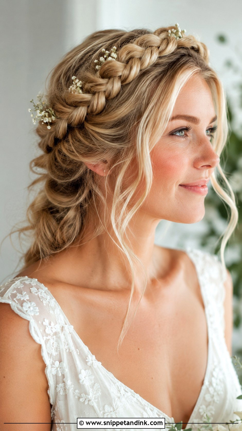Bridal Crown Braid - Snippet and Ink - 20 Hairstyles for a Bride