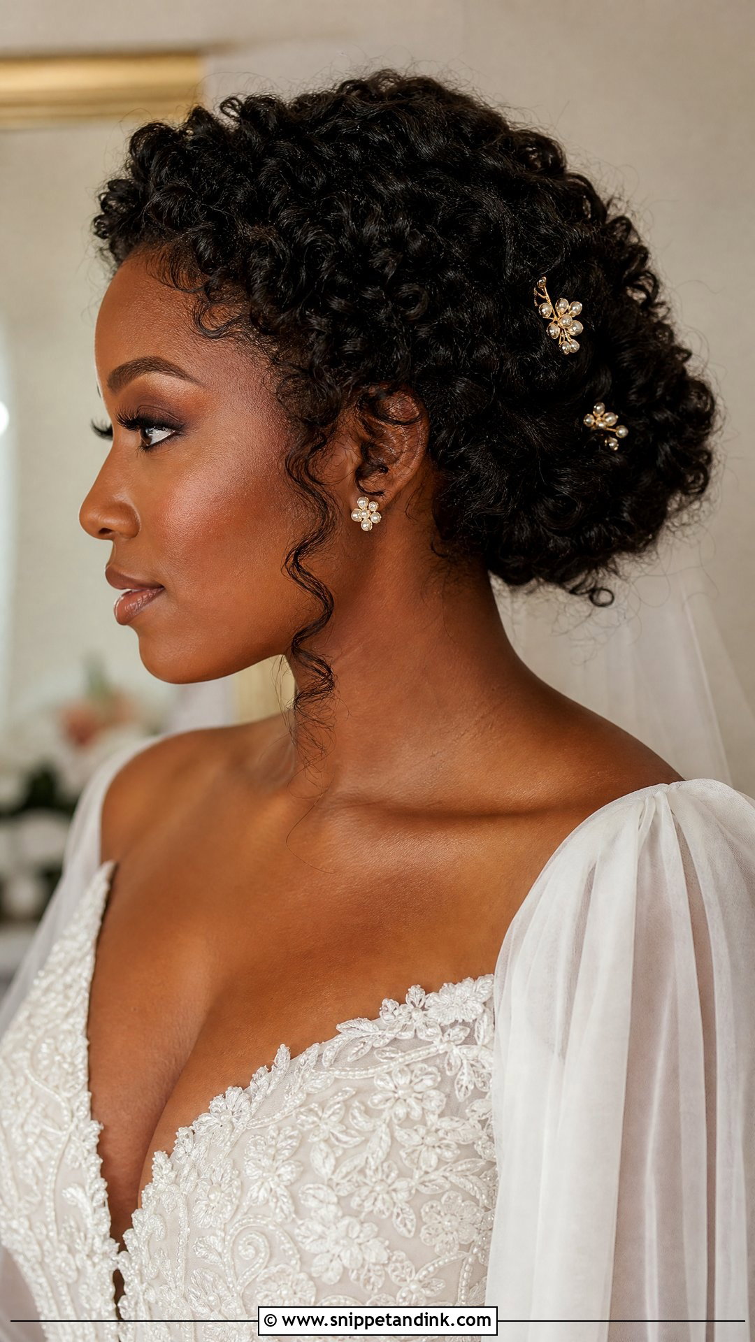 Bridal Curly Updo - Snippet and Ink - 15 Bridal Hairdos