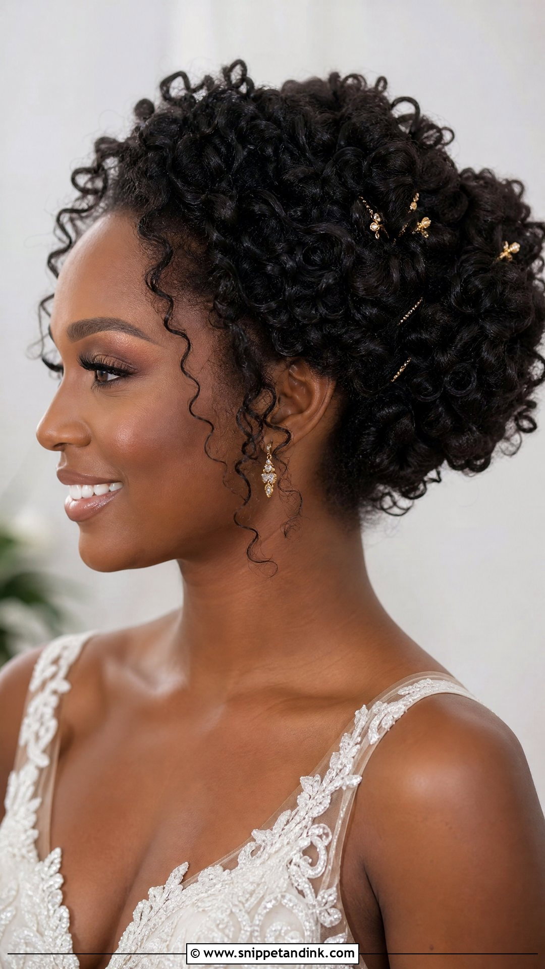 Bridal Curly Updo - Snippet and Ink - 20 Unique Bridal Hair Ideas