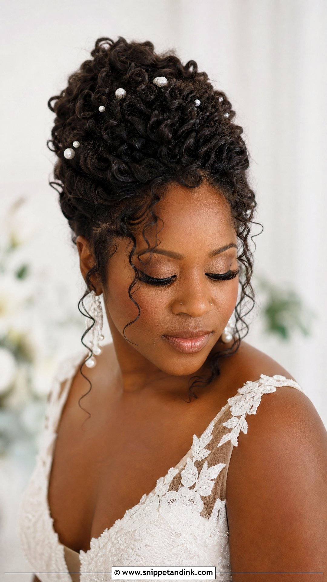 Bridal Curly Updo - Snippet and Ink - 15 Bridal Updo Hairstyle Ideas