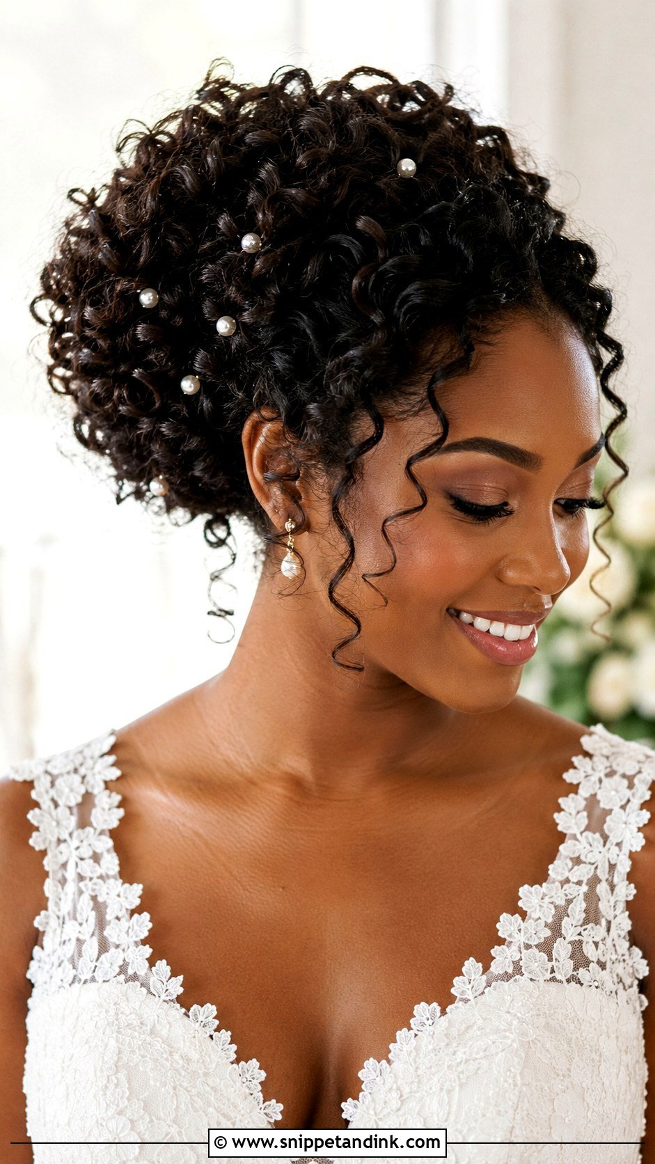 Bridal Curly Updo - Snippet and Ink - 15 Hair Do for Bride Ideas