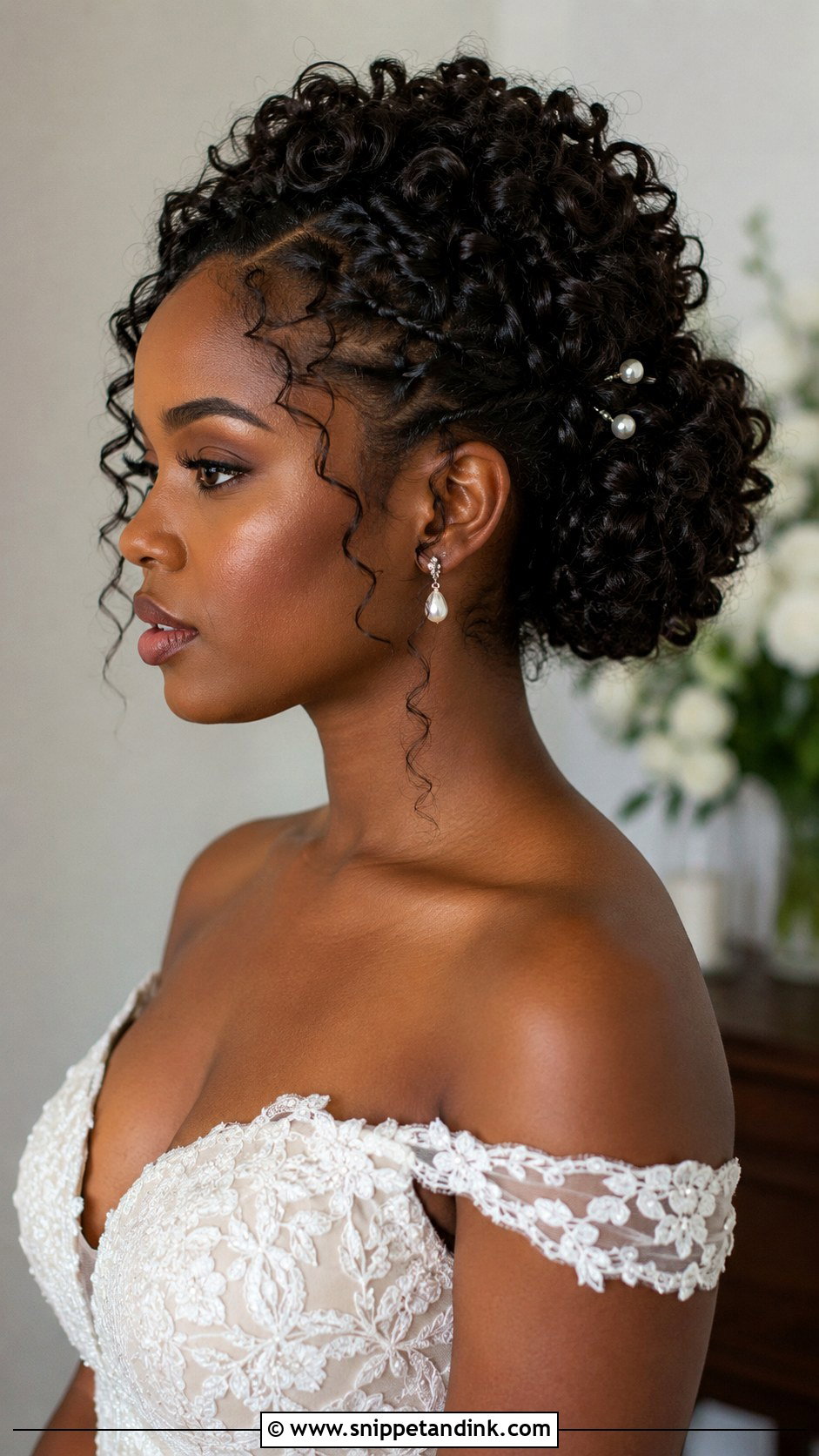 Bridal Curly Updo - Snippet and Ink - 20 Hairdo for Bride Ideas