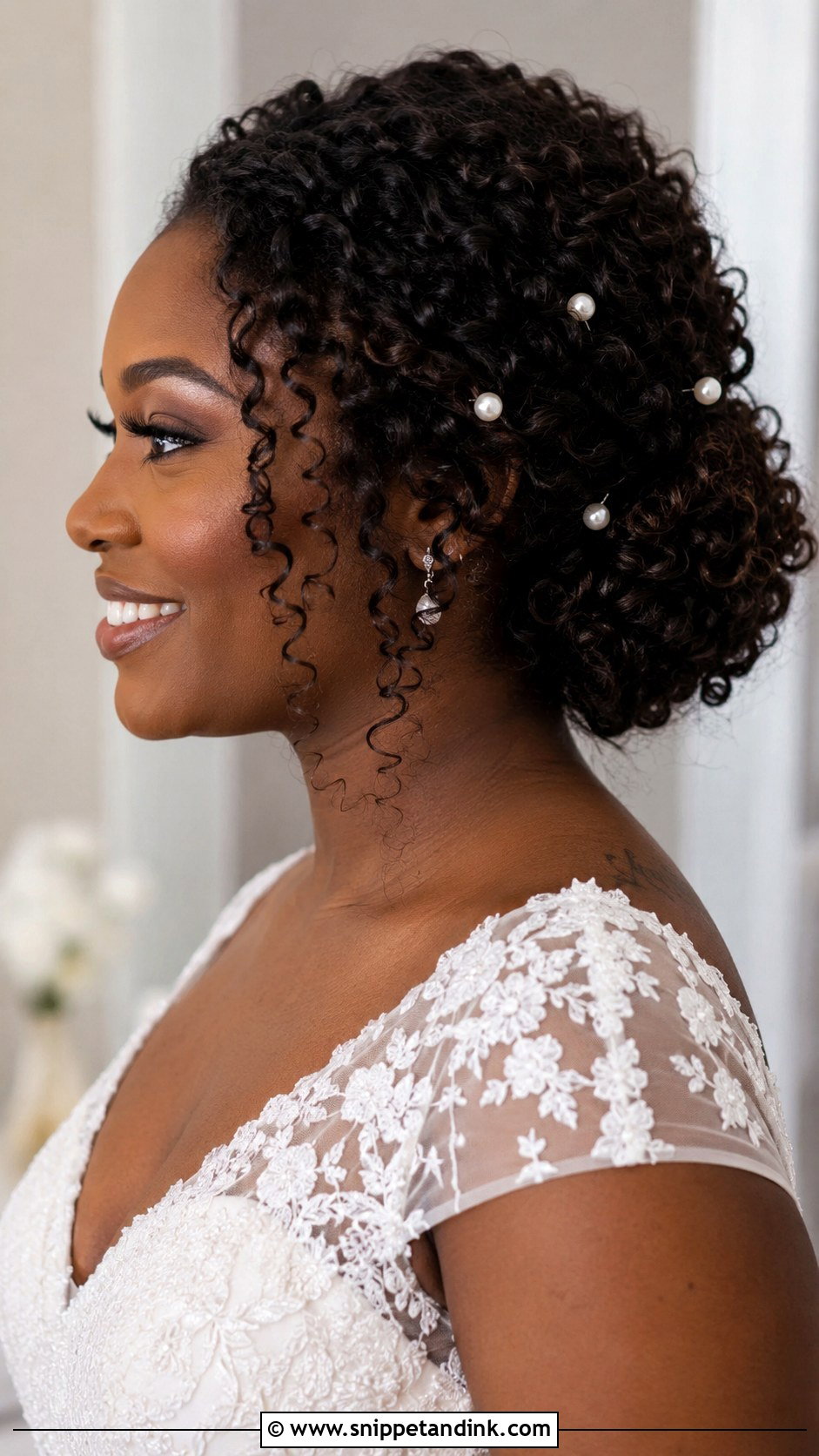 Bridal Curly Updo For Oval Face - Snippet and Ink - 20 Bridal Hairstyles for Oval Face Shape
