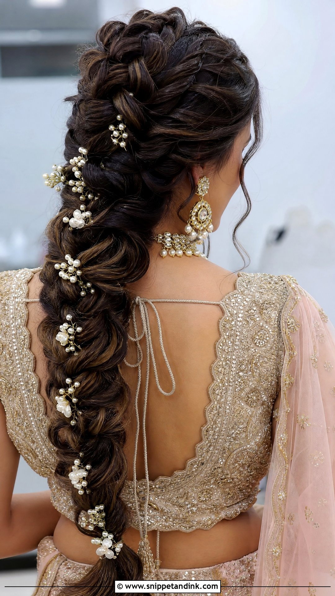 Bridal Dutch Braid - Snippet and Ink - 15 Braided Hairstyles for Indian Bride