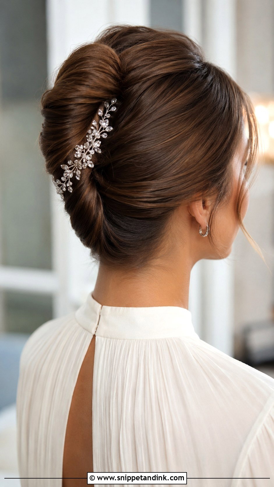 Bridal Engagement French Twist - Snippet and Ink - 20 Bridal Engagement Hairstyle Ideas
