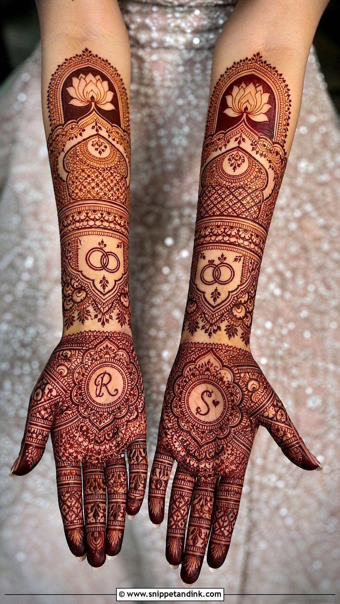 Bridal Engagement Mehndi Design - Snippet and Ink - 30 Mehndi Designs for Engagement Brides