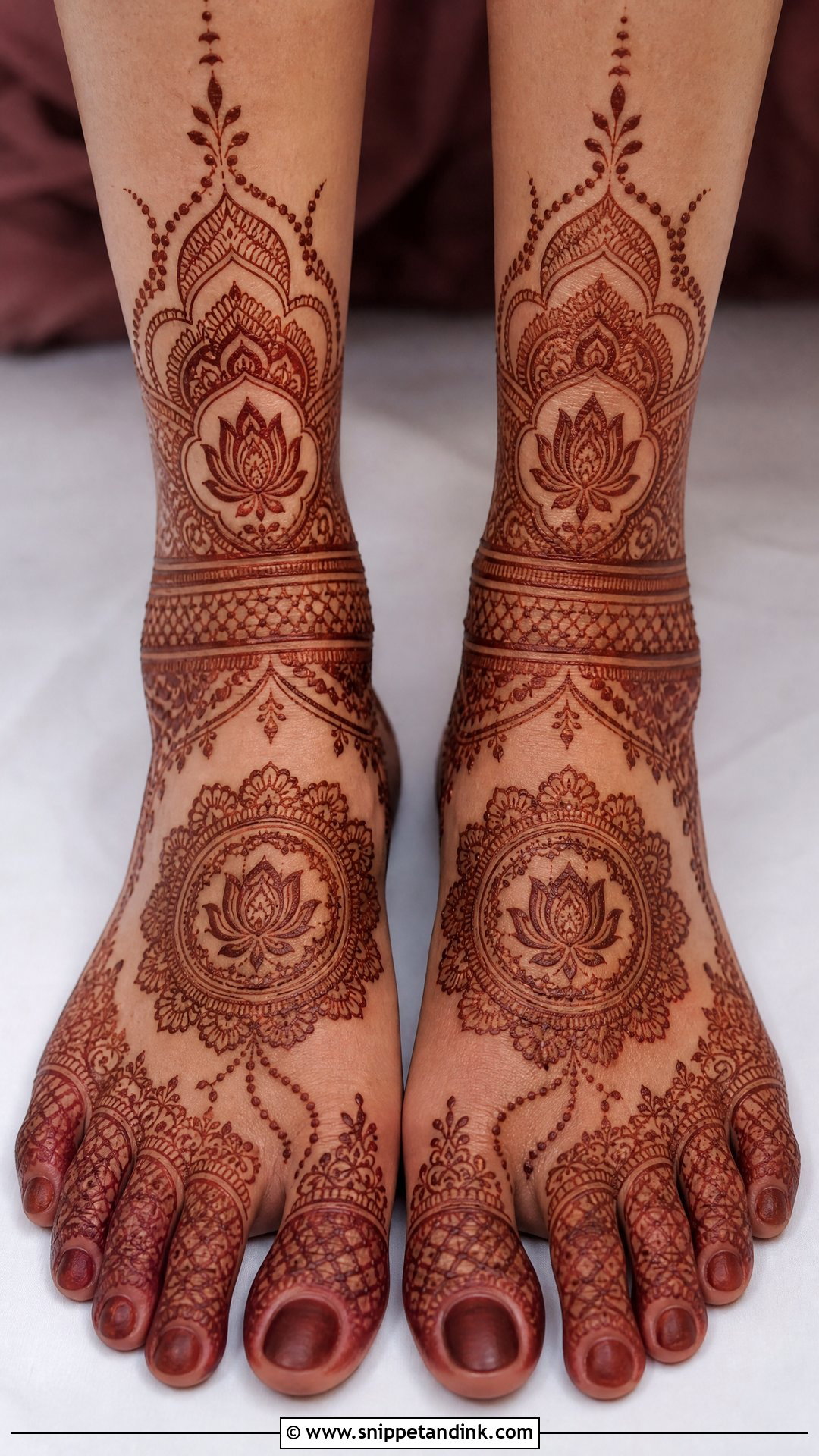 Bridal Feet Mehndi Design - Snippet and Ink - 25 Bridal Mehndi Design 2025 Ideas