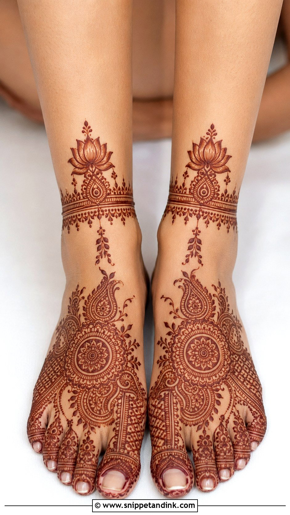 Bridal Feet Mehndi Design - Snippet and Ink - 35 Latest Bridal Mehndi Designs