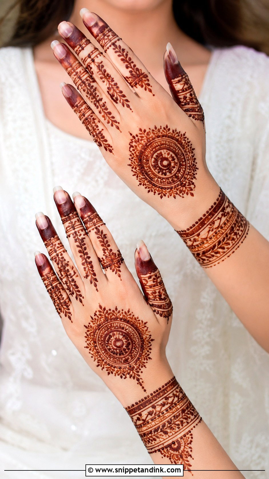 Bridal Finger Dulhan Mehndi Design - Snippet and Ink - 35 Dulhan Mehndi Designs