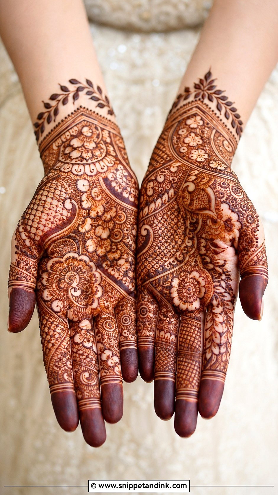 Bridal Finger Mehndi Design - Snippet and Ink - 35 Finger Mehndi Design Ideas