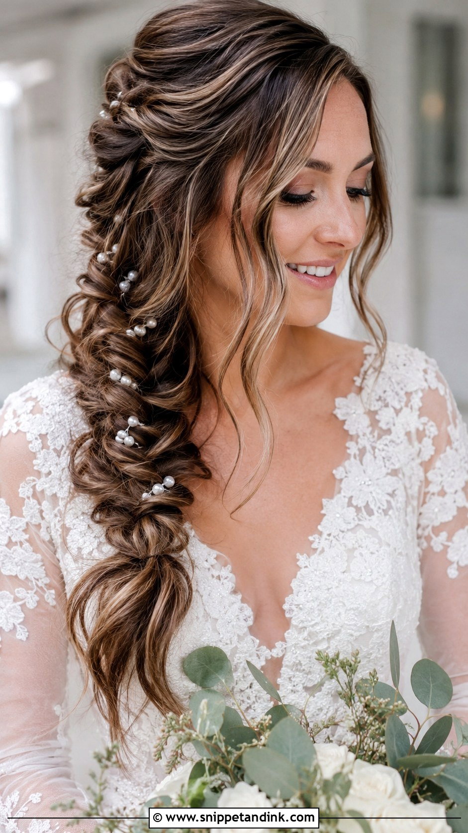 Bridal Fishtail Braid - Snippet and Ink - 20 Hairdo for Bride Ideas