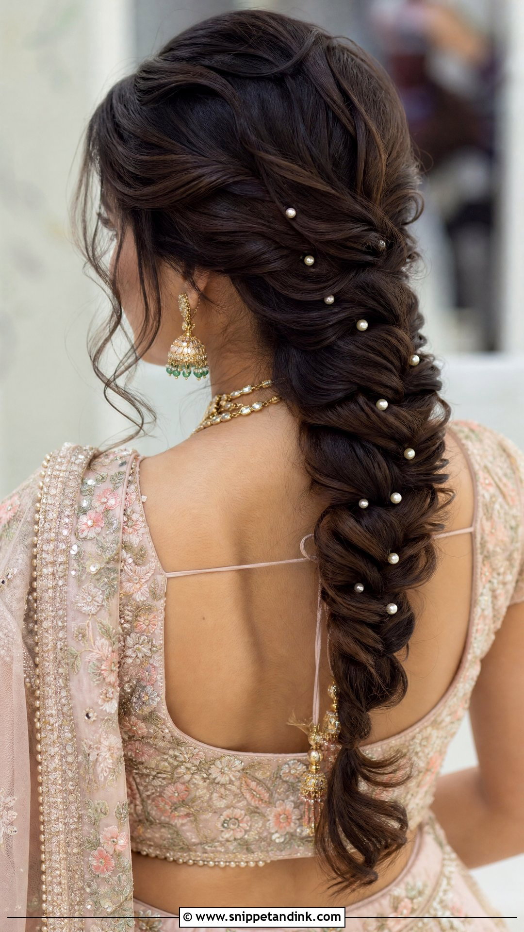 Bridal Fishtail Braid - Snippet and Ink - 15 Braided Hairstyles for Indian Bride