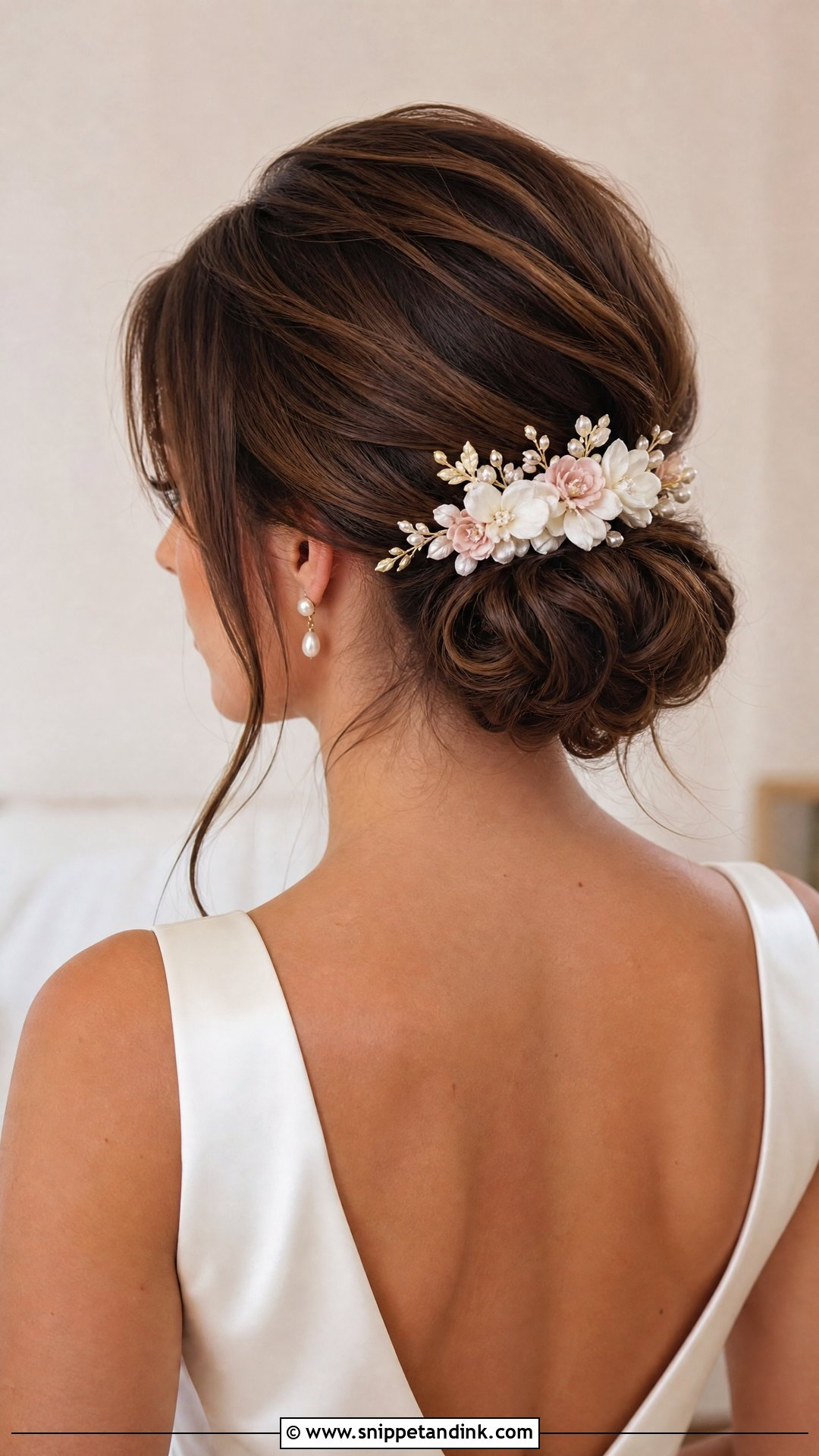 Bridal Floral Hair Comb - Snippet and Ink - 15 Floral Hair Accessories Brides