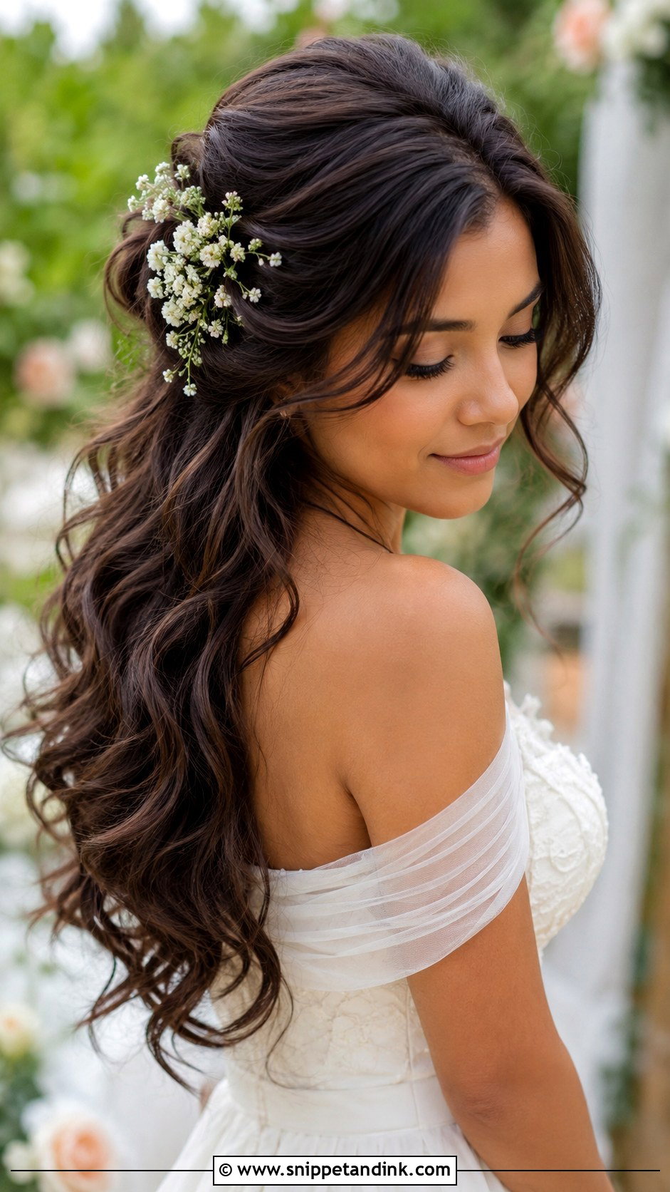 Bridal Floral Hair - Snippet and Ink - 20 Bridal Hair Looks