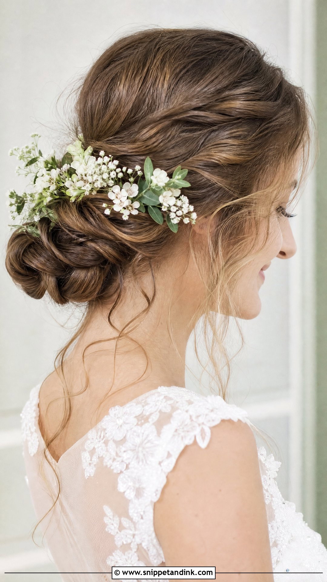 Bridal Floral Updo - Snippet and Ink - 15 Bridal Hairdos