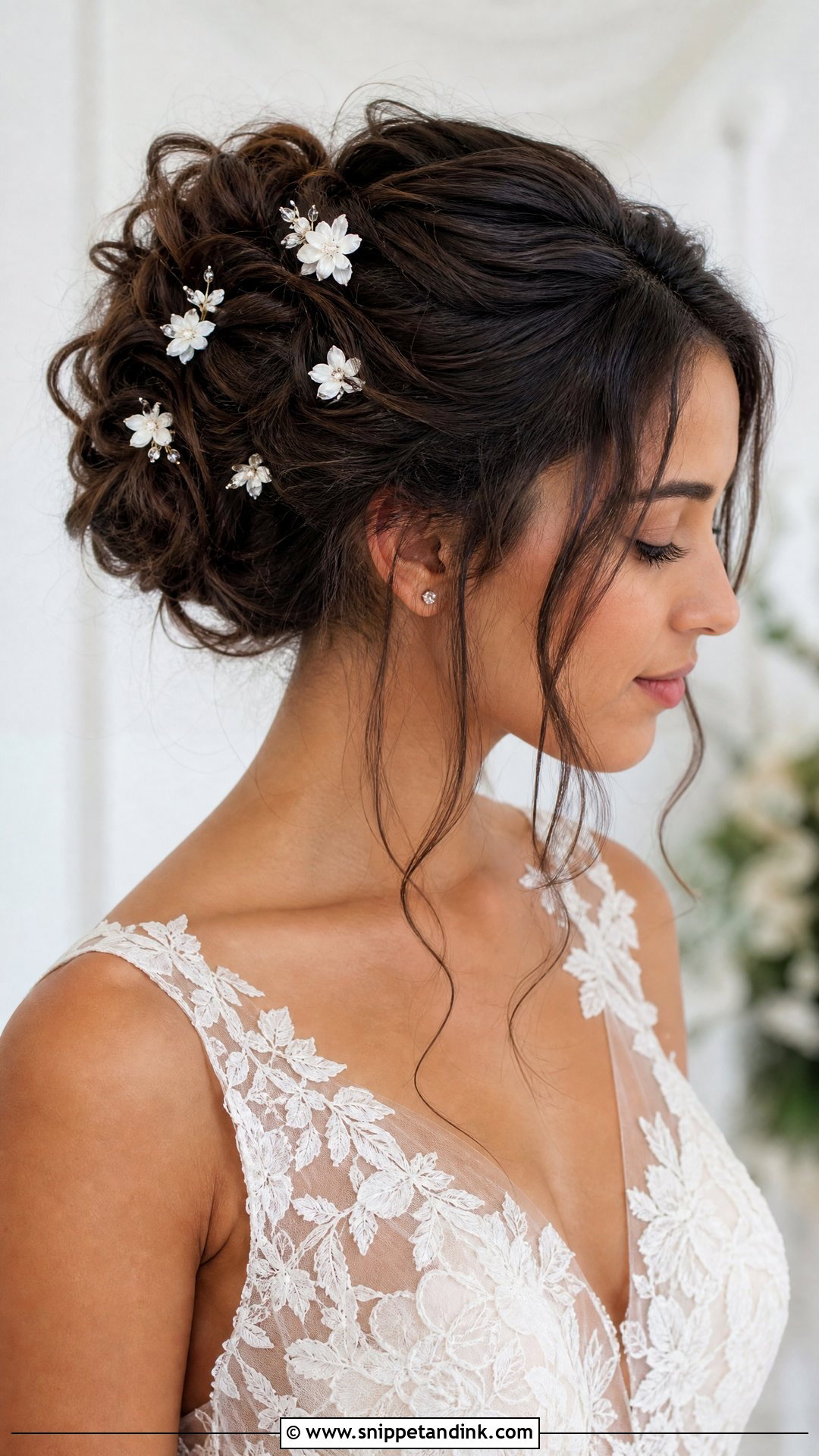 Bridal Flower Hair Pins - Snippet and Ink - 15 Bridal Hair Ornaments