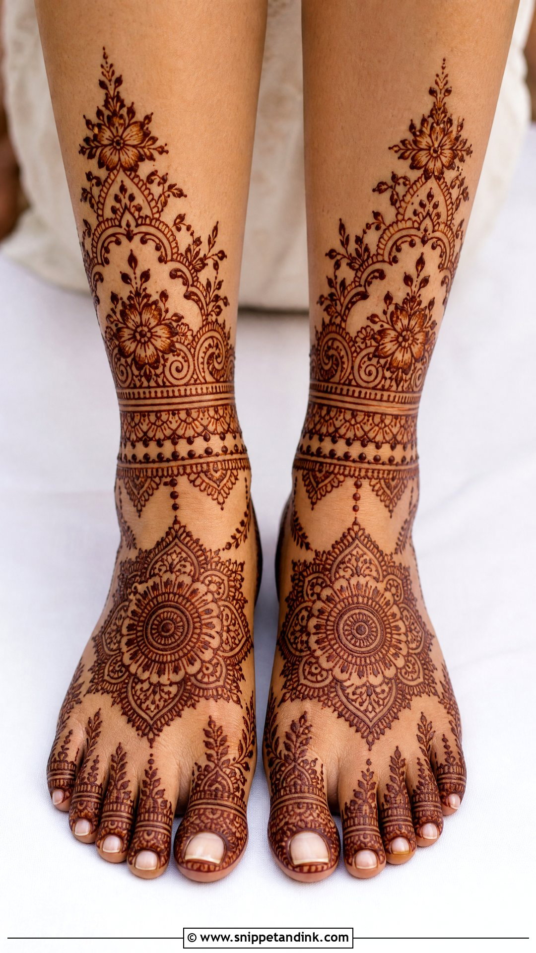 Bridal Foot And Leg Mehndi Design - Snippet and Ink - 20 Bridal Mehndi Mehandi Designs for Legs