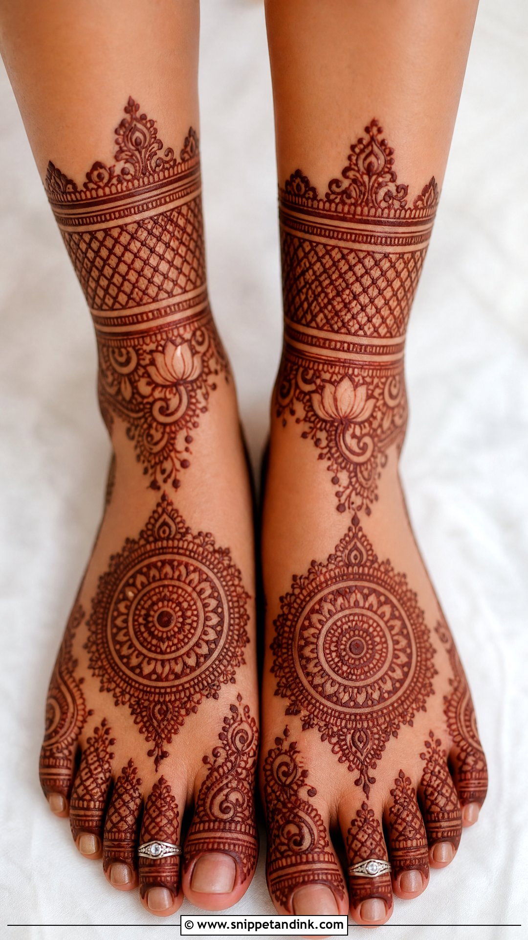 Bridal Foot Mehndi Design - Snippet and Ink - 20 Bridal Mehndi Startup Design Ideas