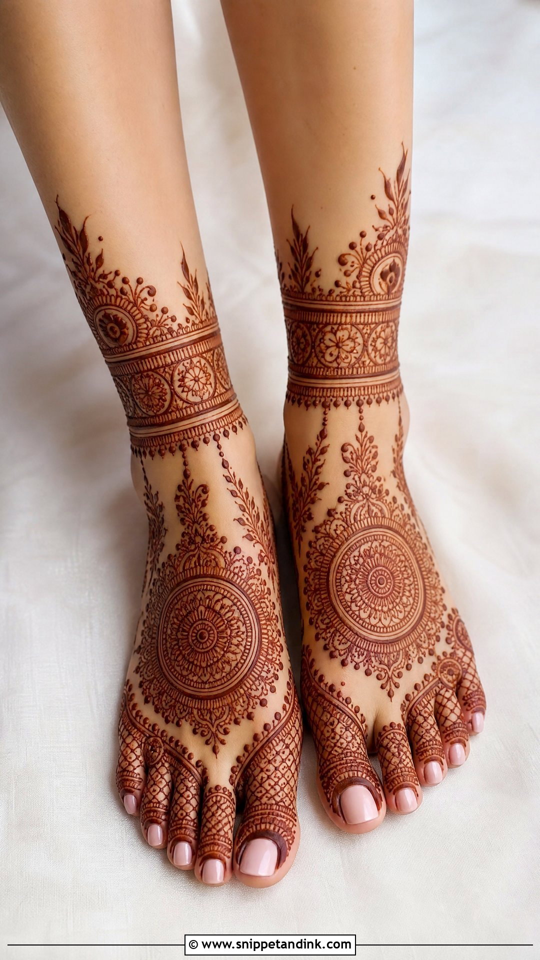 Bridal Foot Mehndi Design - Snippet and Ink - 20 Bridal Wedding Mehndi Designs Brides