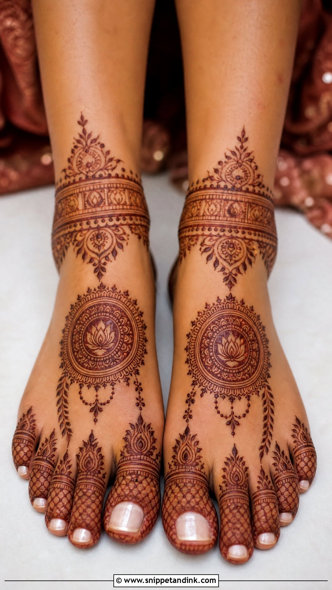 Bridal Foot Mehndi Design - Snippet and Ink - 25 Bridal Mehndi Designs for Bride