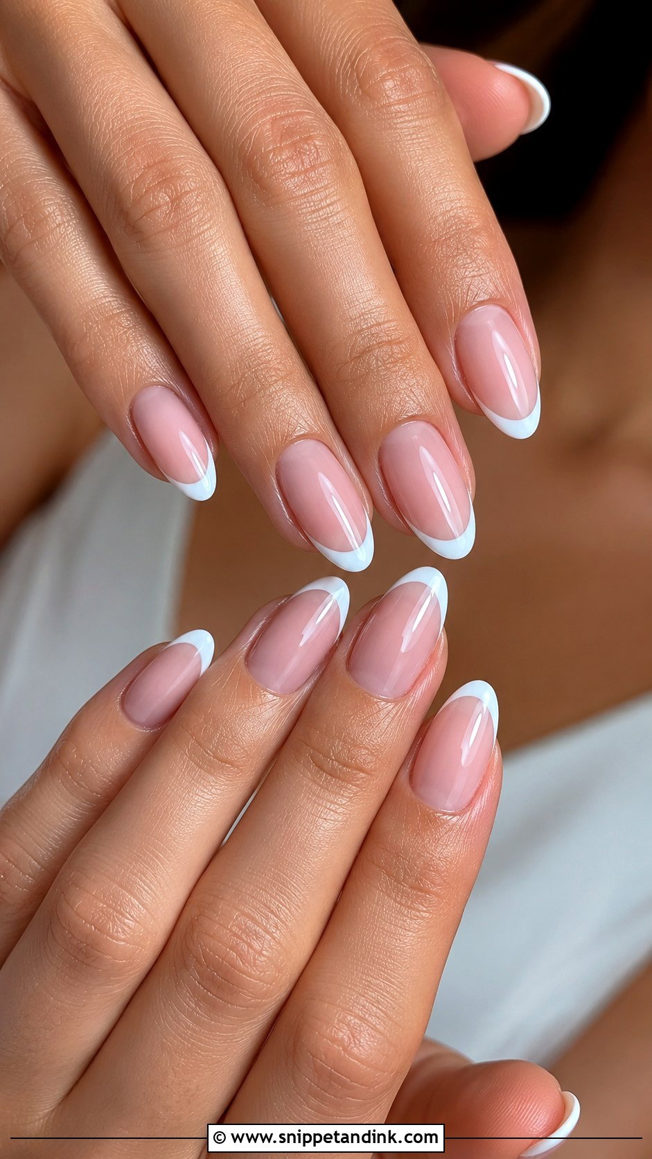 Bridal French Tip Gel Nails - Snippet and Ink - 20 Bridal Gel Nails Wedding Brides
