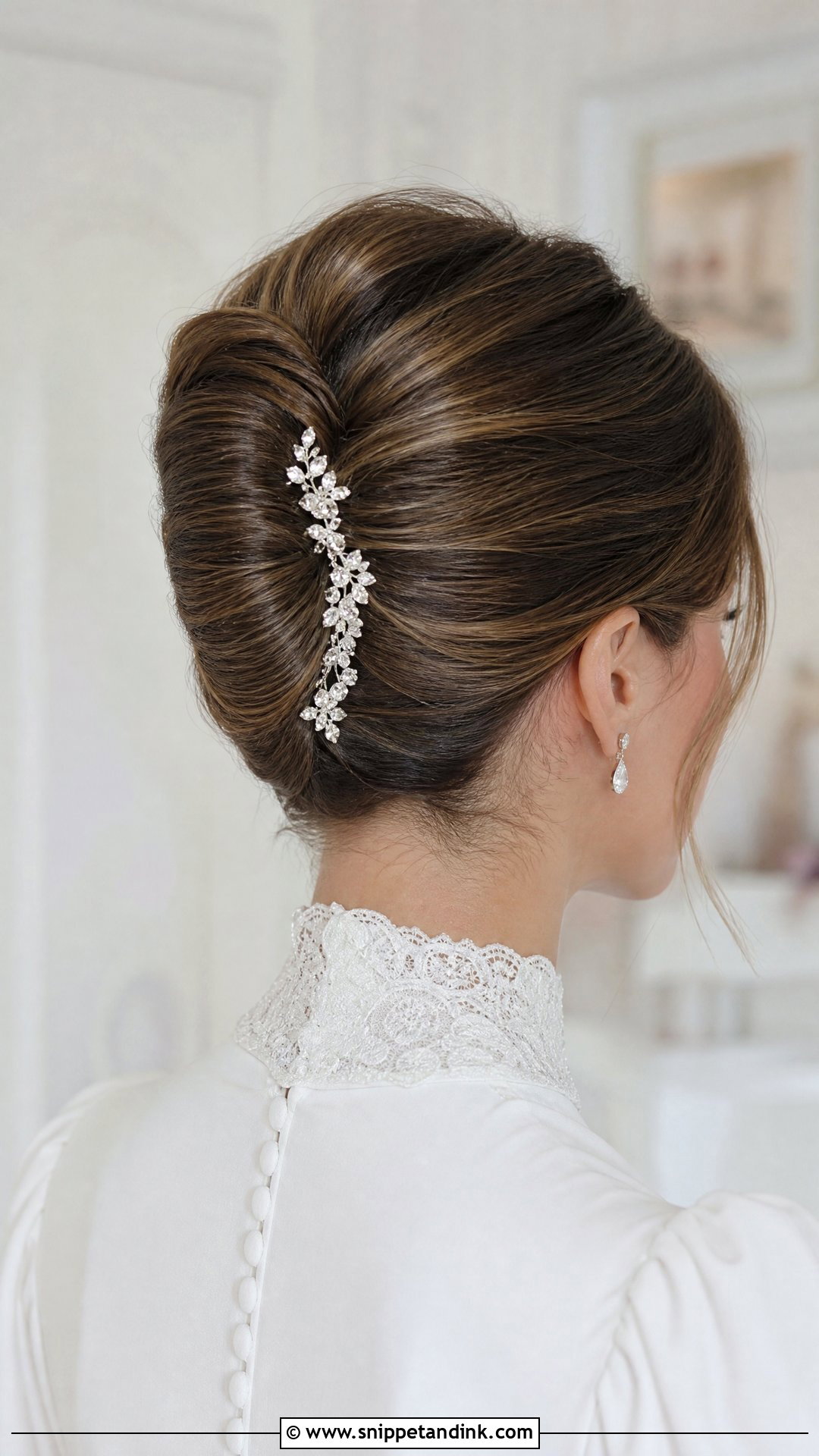 Bridal French Twist - Snippet and Ink - 15 Best Bridal Hairstyles