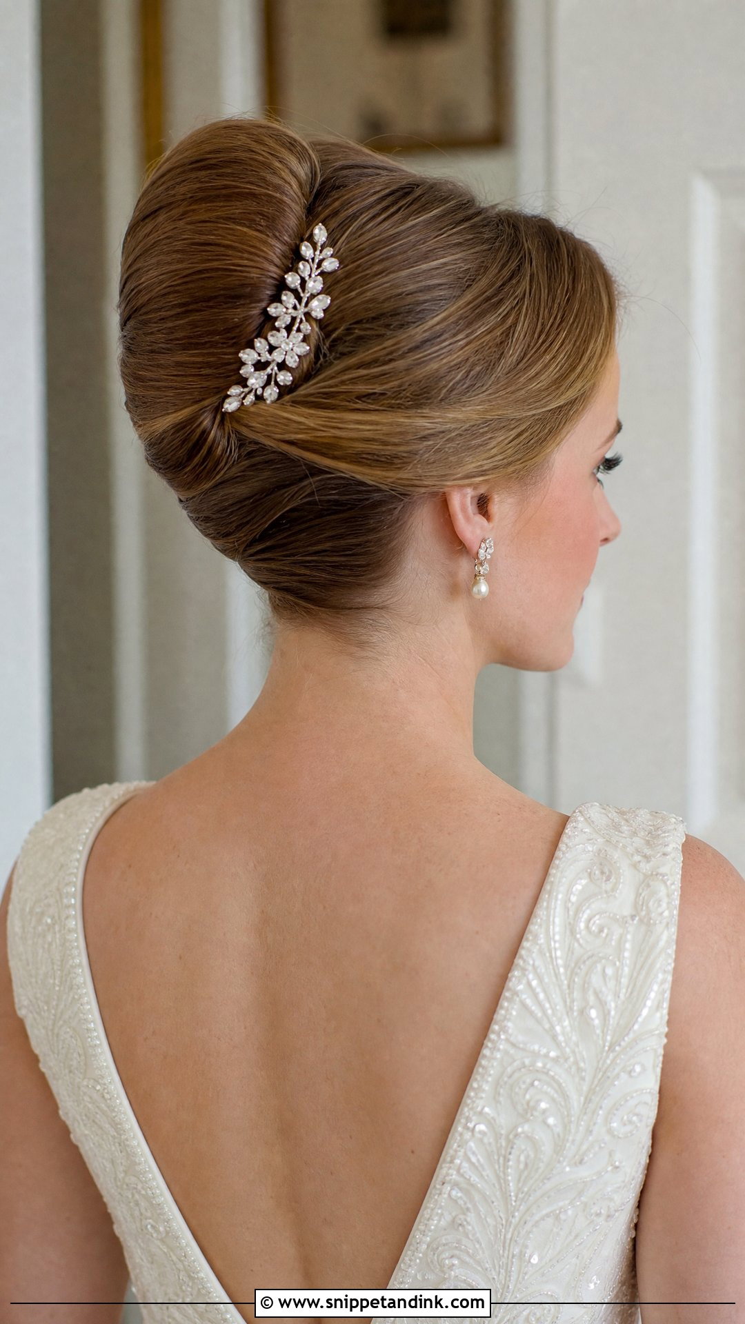 Bridal French Twist - Snippet and Ink - 15 Bridal Traditional Hairstyle Ideas