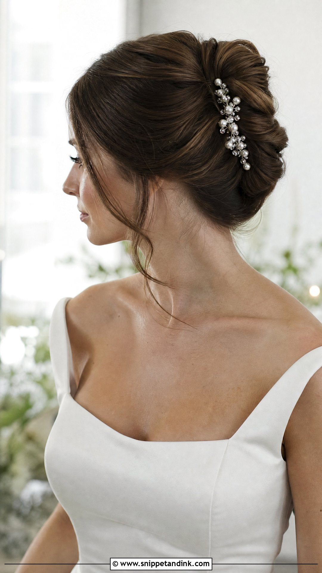 Bridal French Twist - Snippet and Ink - 15 Ethereal Bridal Hair Ideas