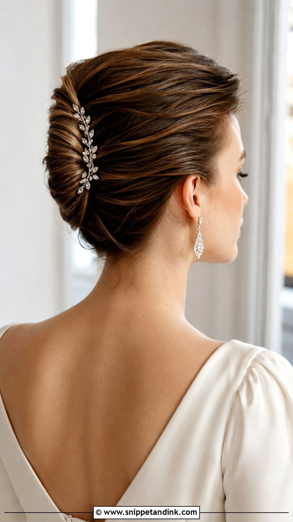 Bridal French Twist - Snippet and Ink - 15 Hair Do for Bride Ideas