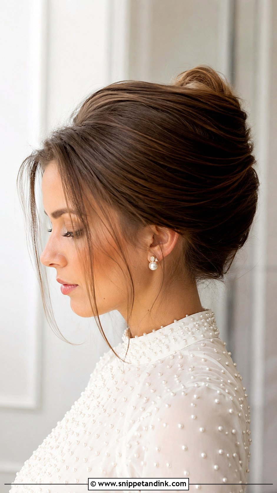 Bridal French Twist Hairstyle Video - Snippet and Ink - 20 Bridal Hairstyles Videos