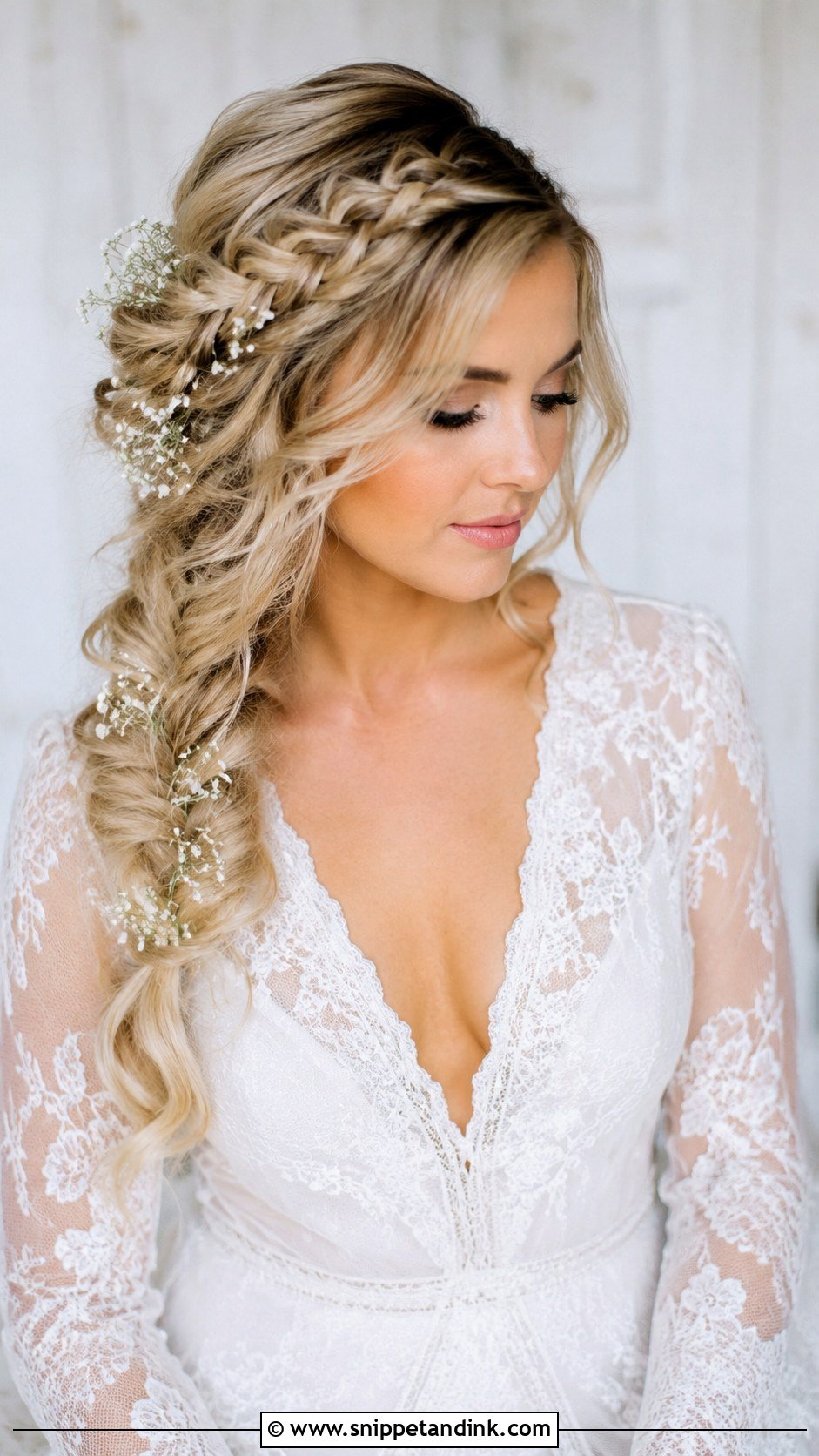 Bridal Front Boho Braid Hairstyle - Snippet and Ink - 20 Bridal Front Hairstyle Ideas