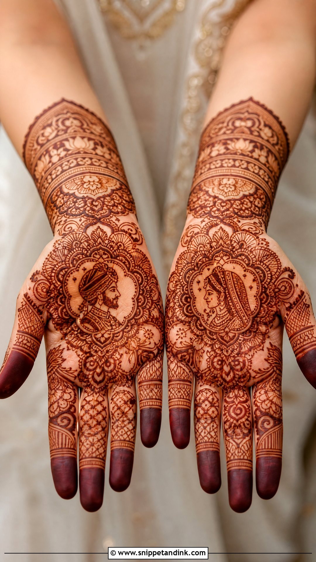 Bridal Front Hand Mehndi Design - Snippet and Ink - 20 Wedding Mehndi Designs Bridal Hands
