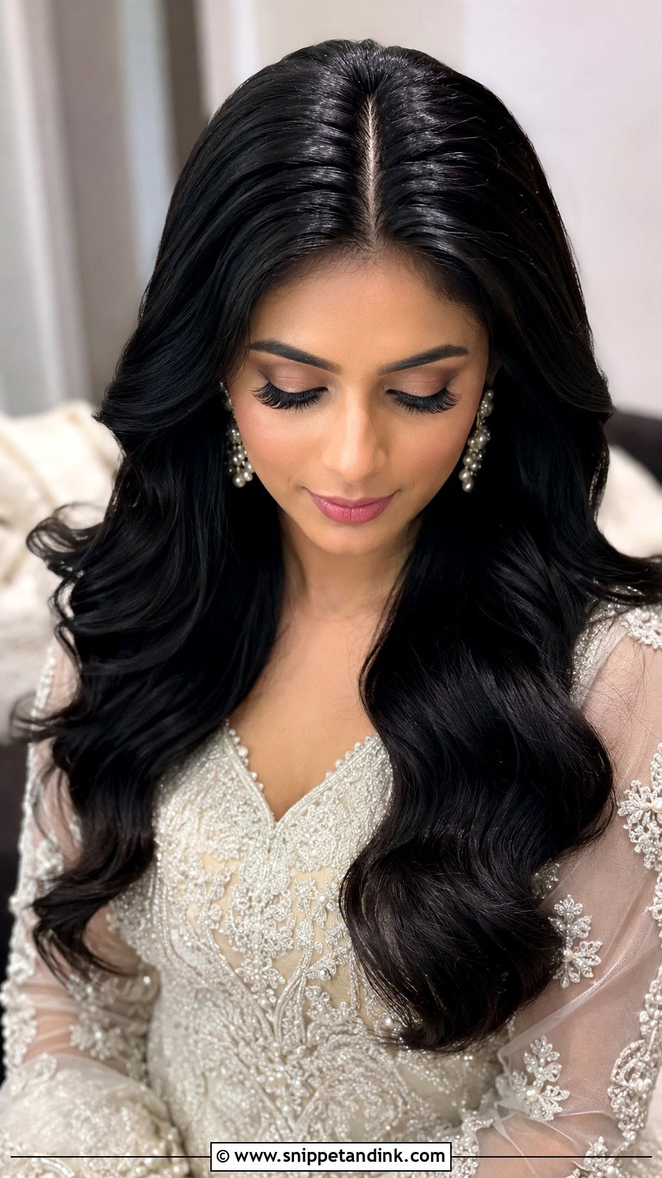 Bridal Glossy Black Hair Color - Snippet and Ink - 15 Wedding Hair Color Ideas Brides
