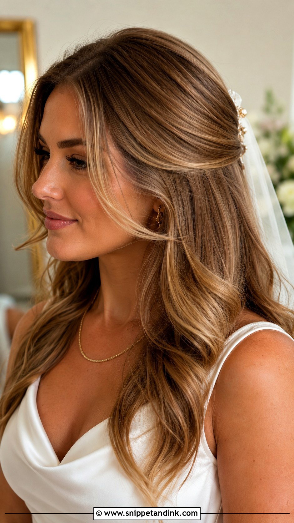 Bridal Golden Brown Hair Color - Snippet and Ink - 15 Wedding Hair Color Ideas Brides