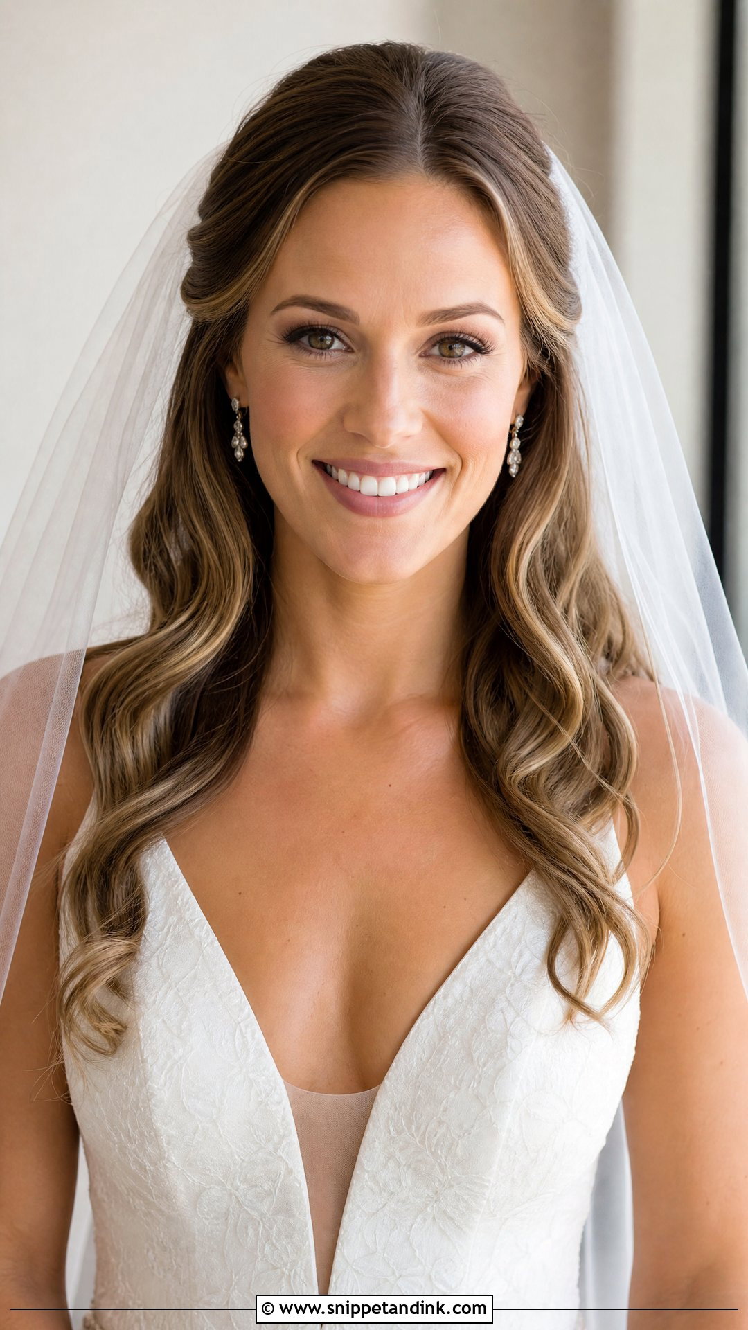 Bridal Hair Behind Ears With Veil - Snippet and Ink - 15 Bridal Hair Behind Ears