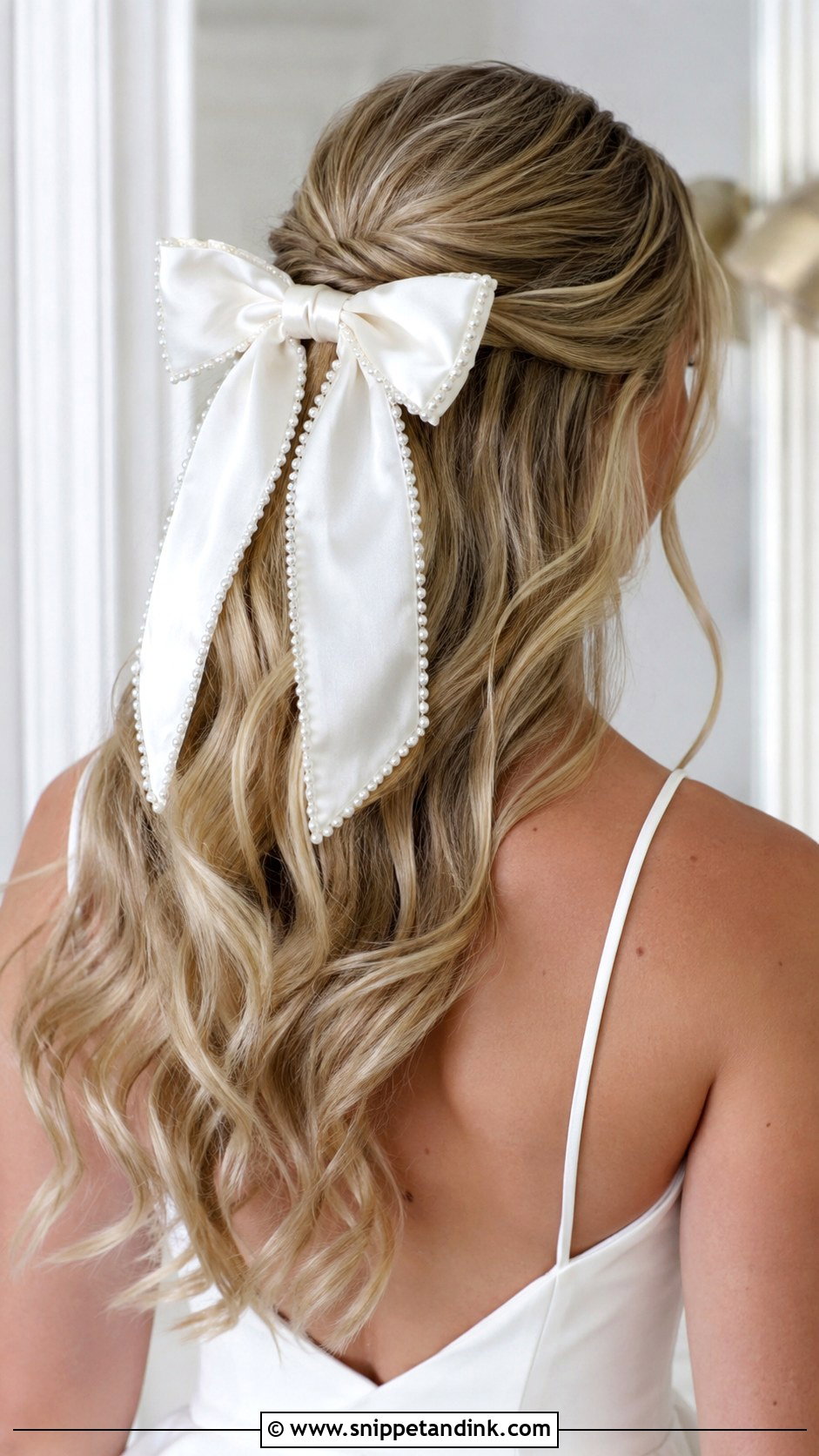 Bridal Hair Bow for Modern Bride - Snippet and Ink - 25 Hair Pieces for Wedding
