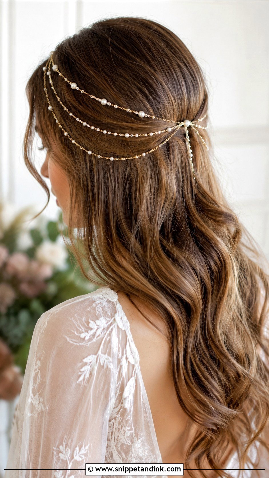 Bridal Hair Chain - Snippet and Ink - 25 Hair Accessories for Bride
