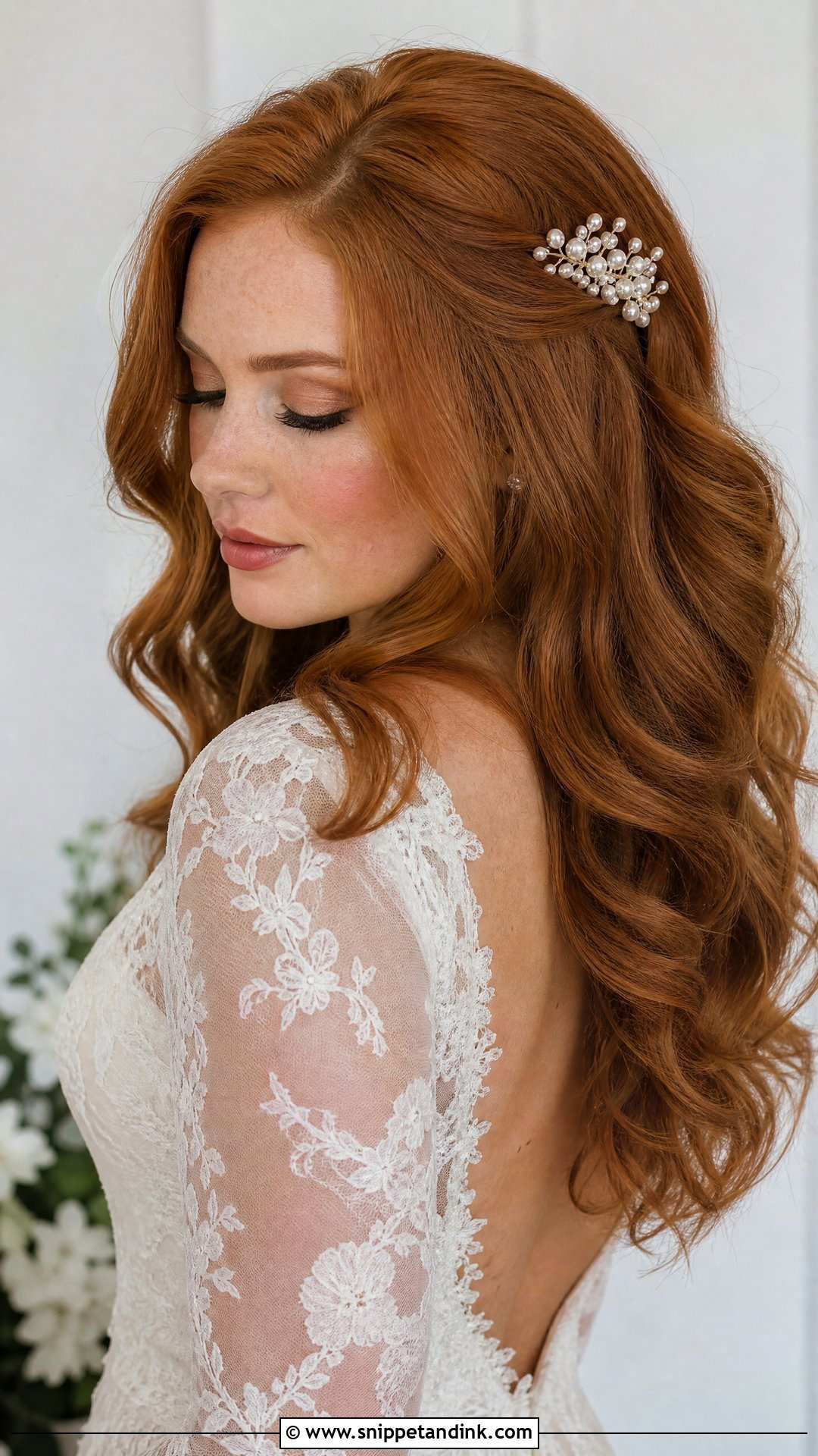 Bridal Hair Down Brushed Out Curls - Snippet and Ink - 15 Bridal Hair Inspiration Down Ideas