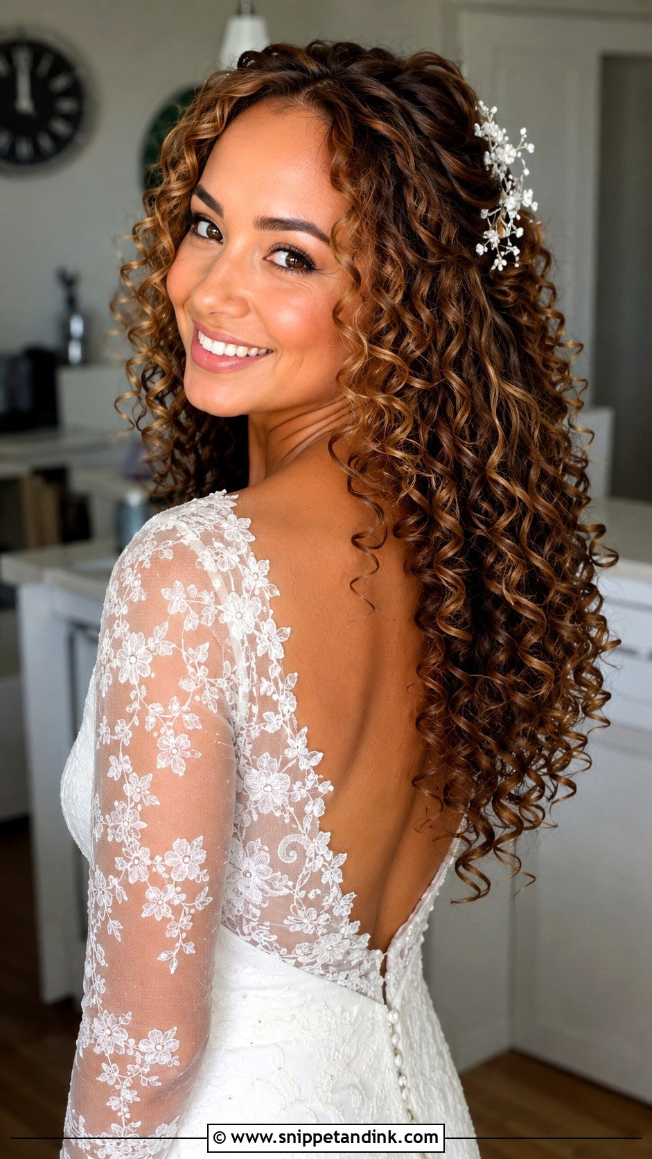Bridal Hair Down Defined Ringlet Curls - Snippet and Ink - 20 Bridal Hair Down Curls