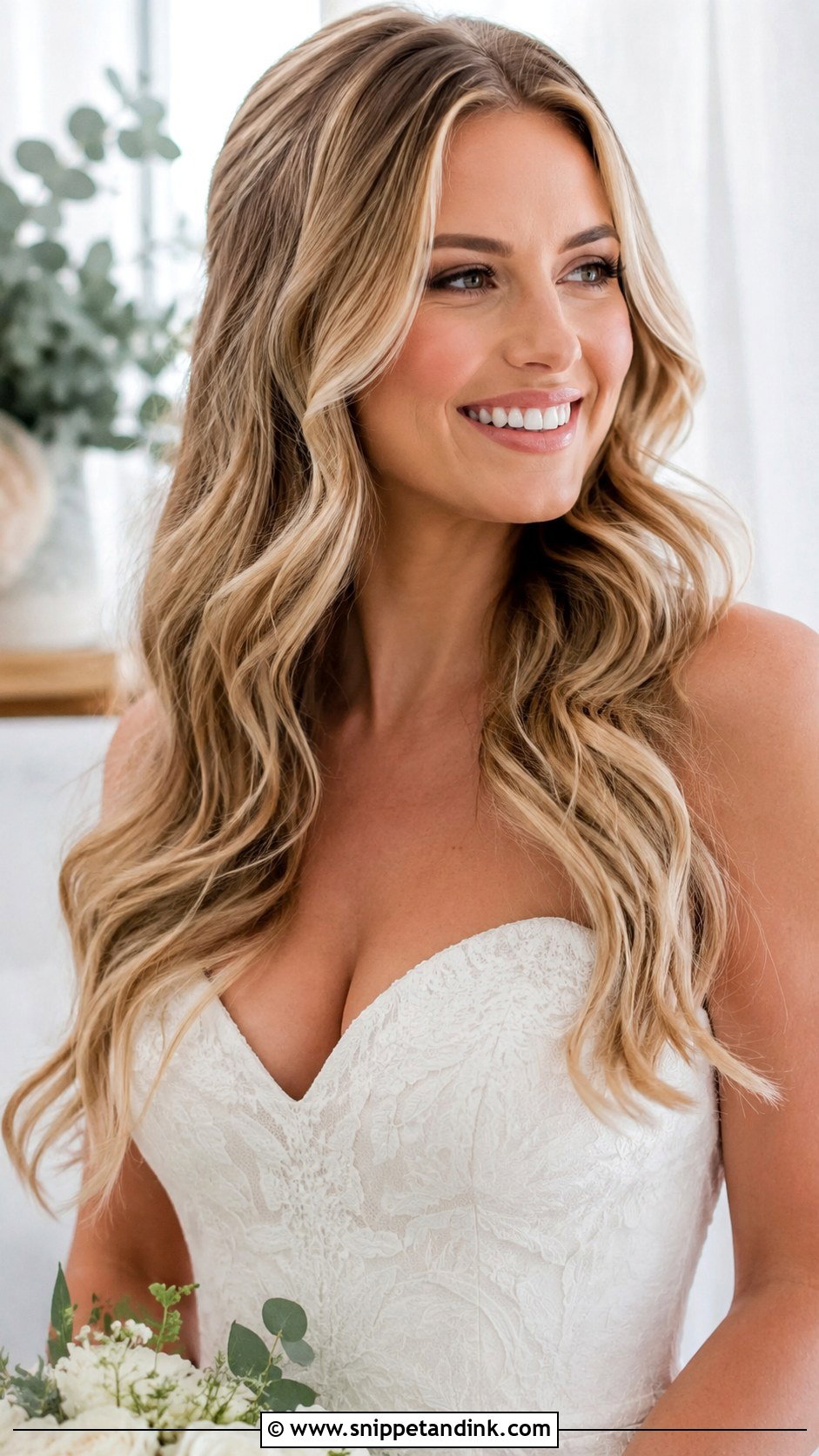 Bridal Hair Down Loose Curls - Snippet and Ink - 20 Bridal Hair Down Curls