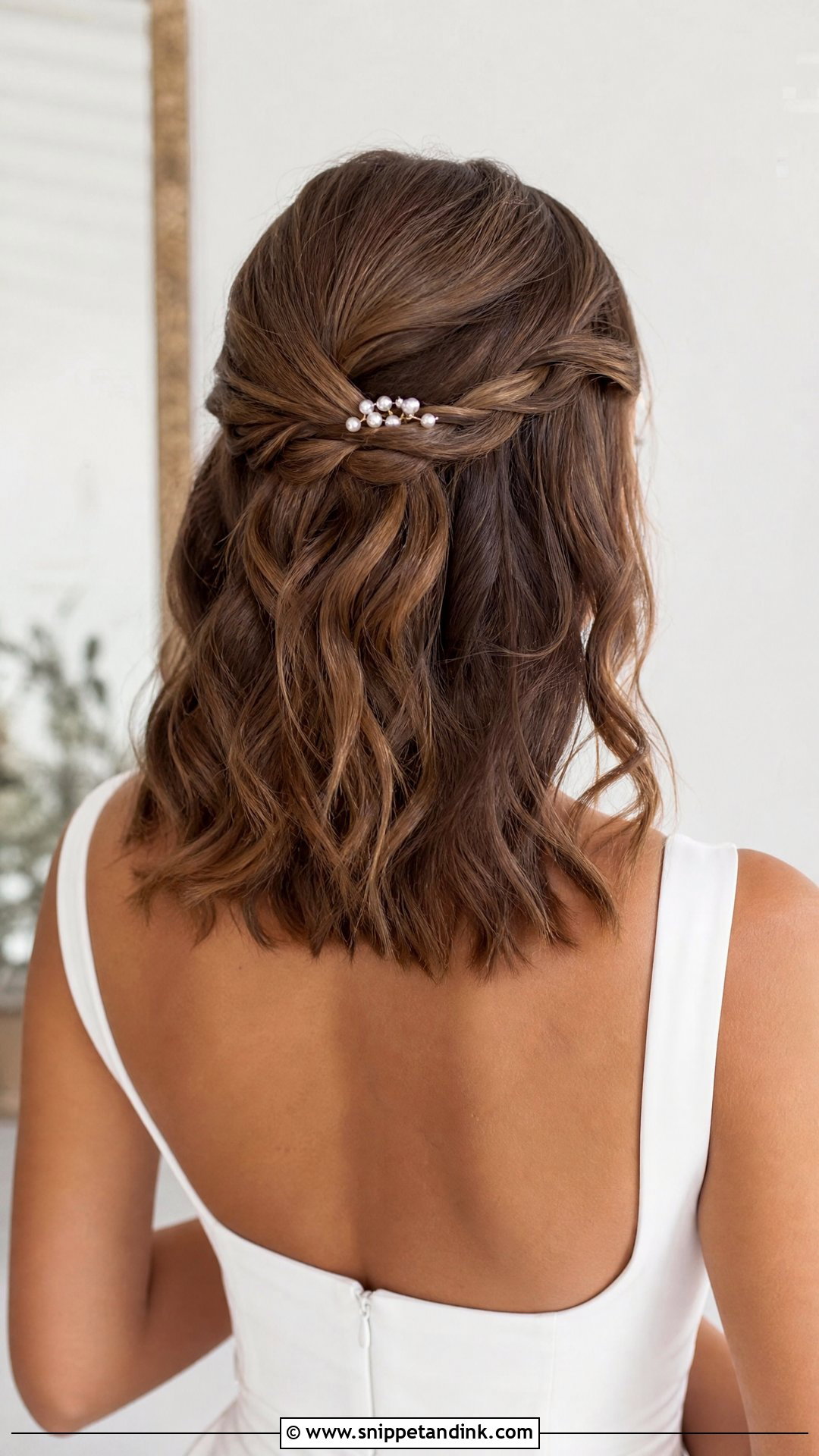 Bridal Hair Down With Braid For Medium Hair - Snippet and Ink - 15 Bridal Hair Down with Braid Ideas