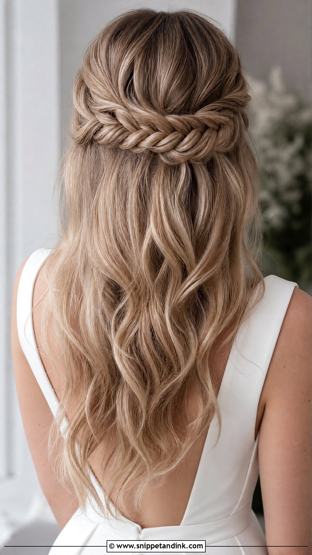 Bridal Hair Down With Fishtail Braid - Snippet and Ink - 15 Bridal Hair Down with Braid Ideas