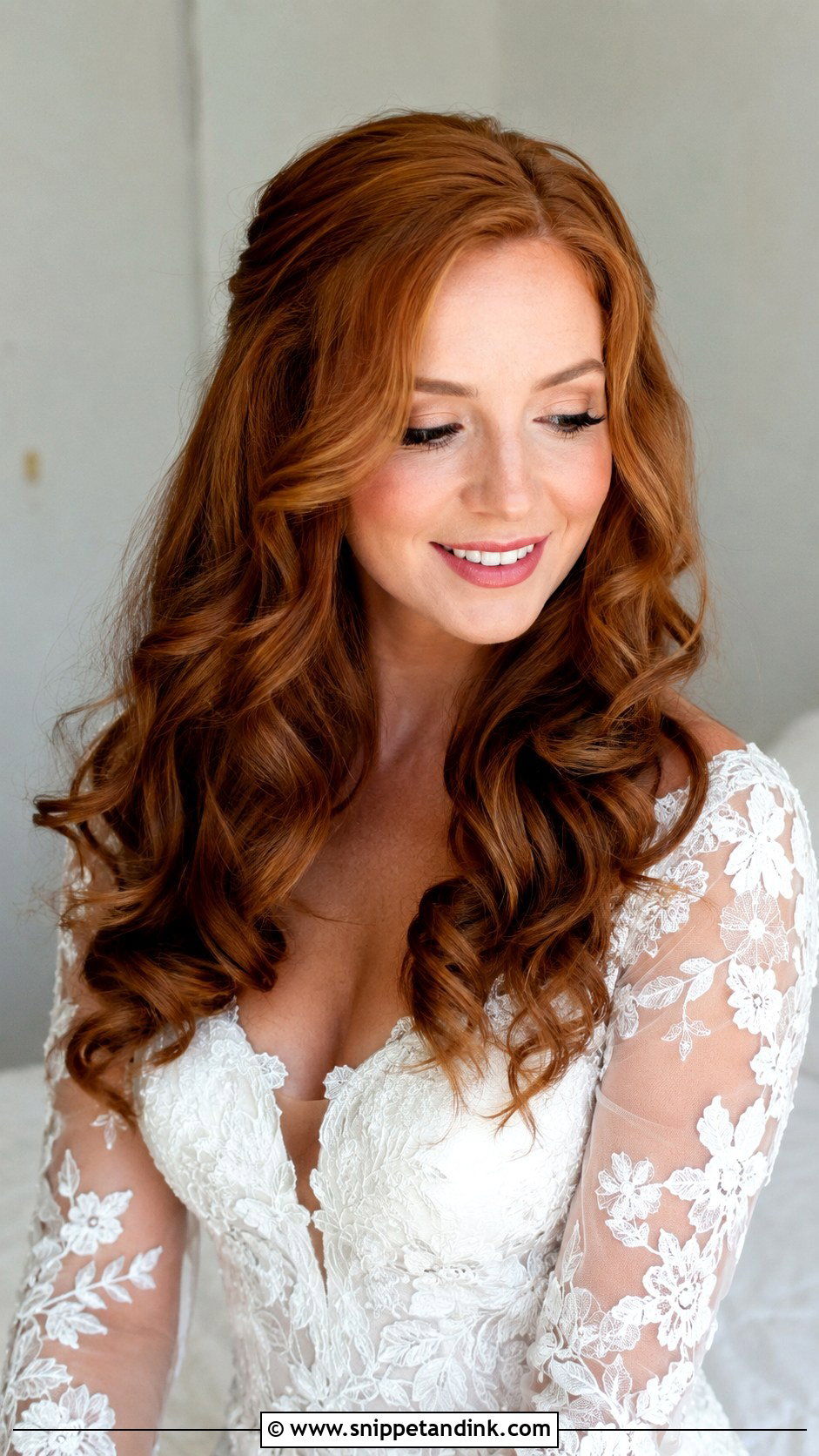 Bridal Hair Down With Loose Curls - Snippet and Ink - 20 Bridal Hairstyle Down Ideas
