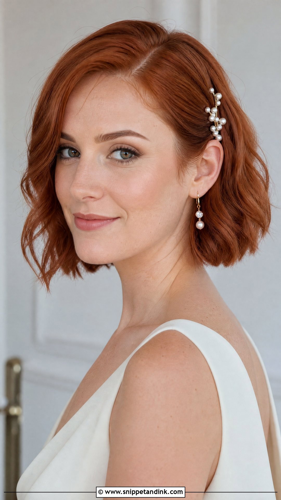 Bridal Hair Down With Short Hair - Snippet and Ink - 15 Bridal Hair Out Ideas