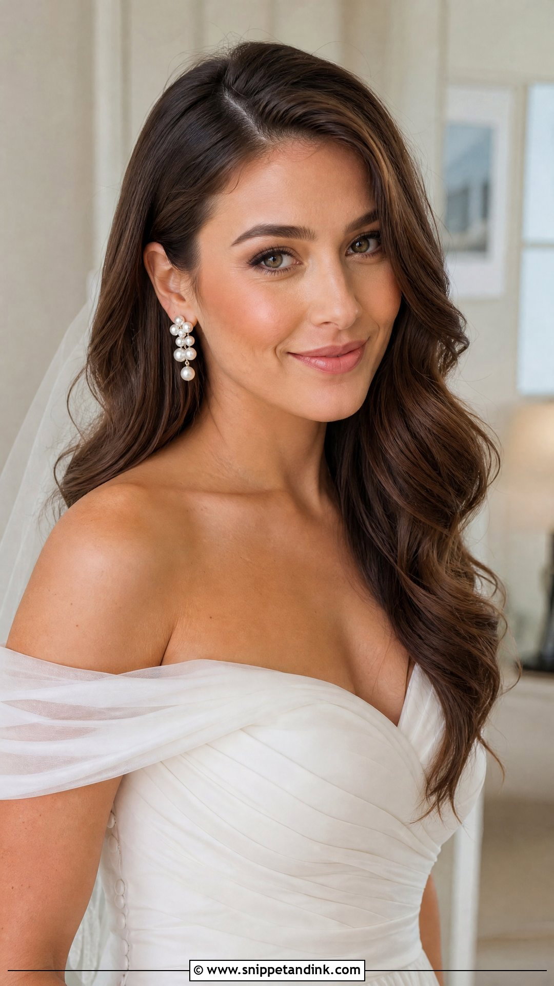 Bridal Hair Down With Side Part - Snippet and Ink - 15 Bridal Hair Out Ideas