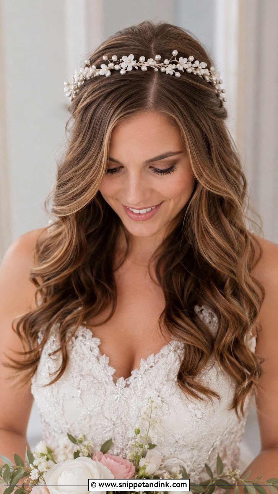 Bridal Hair Halo - Snippet and Ink - 25 Wedding Hair Pieces