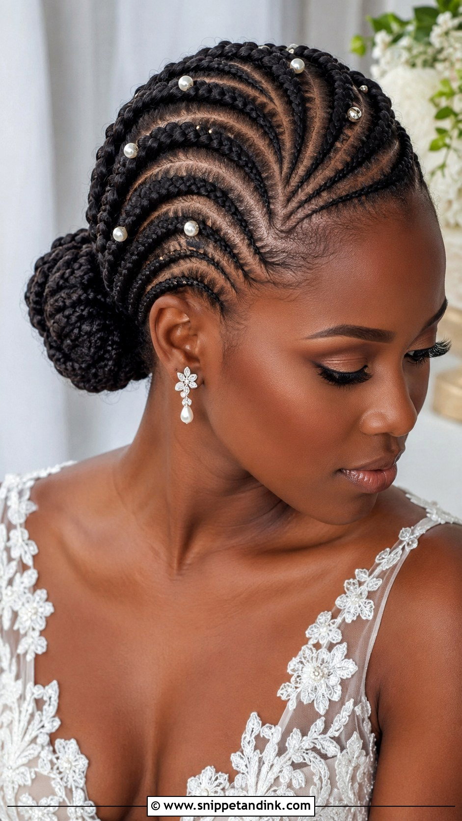 Bridal Hair With Box Braids - Snippet and Ink - 20 Bridal Hair for Black Women Ideas