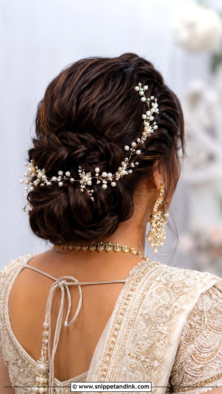 Bridal Hair With Braided Updo And Headpiece - Snippet and Ink - 20 Bridal Hair with Headpiece Ideas