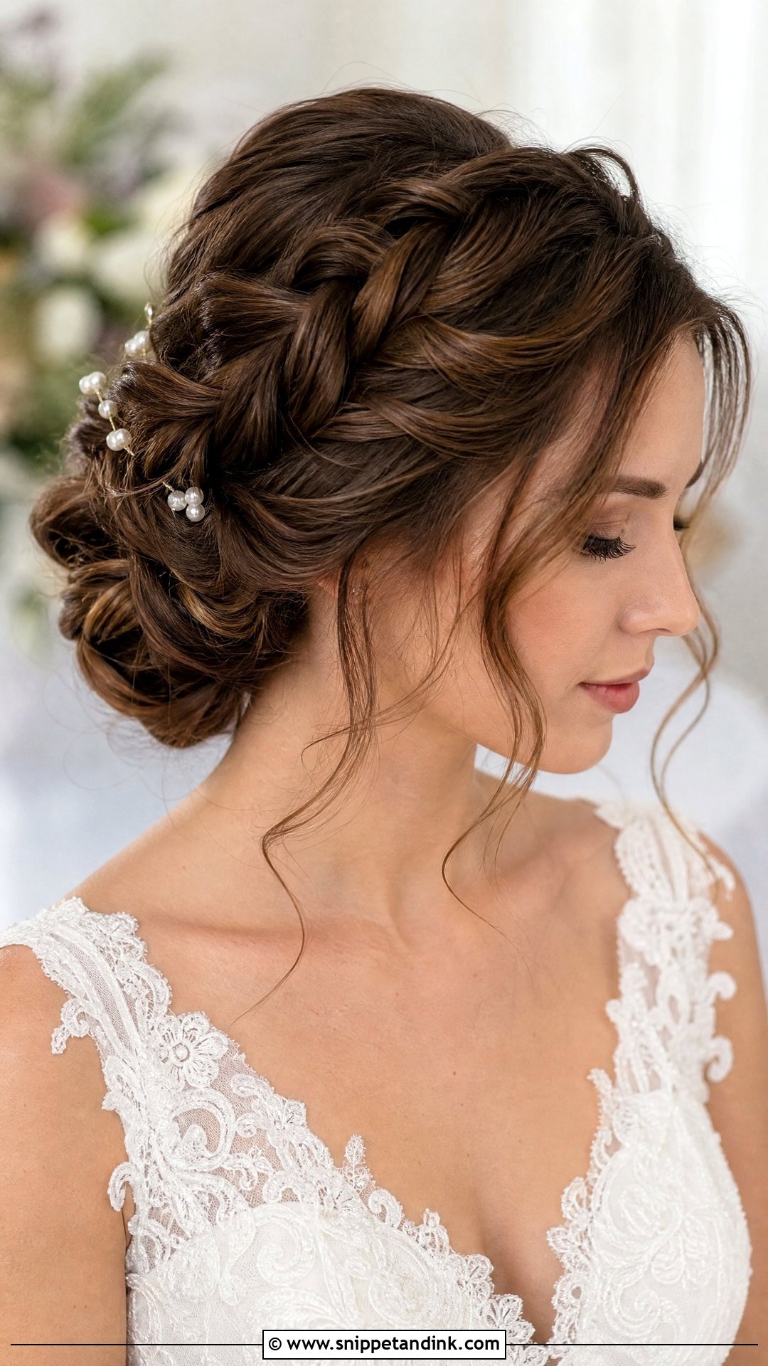 Bridal Hair With Extensions Braided Updo - Snippet and Ink - 15 Bridal Hair with Extensions